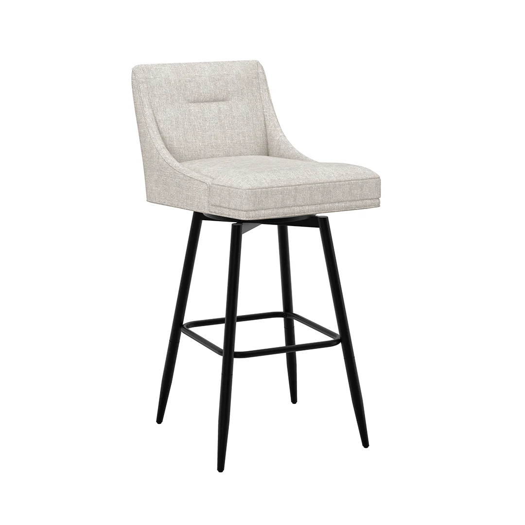 Tapered Bar Stool - Beige - Image 16