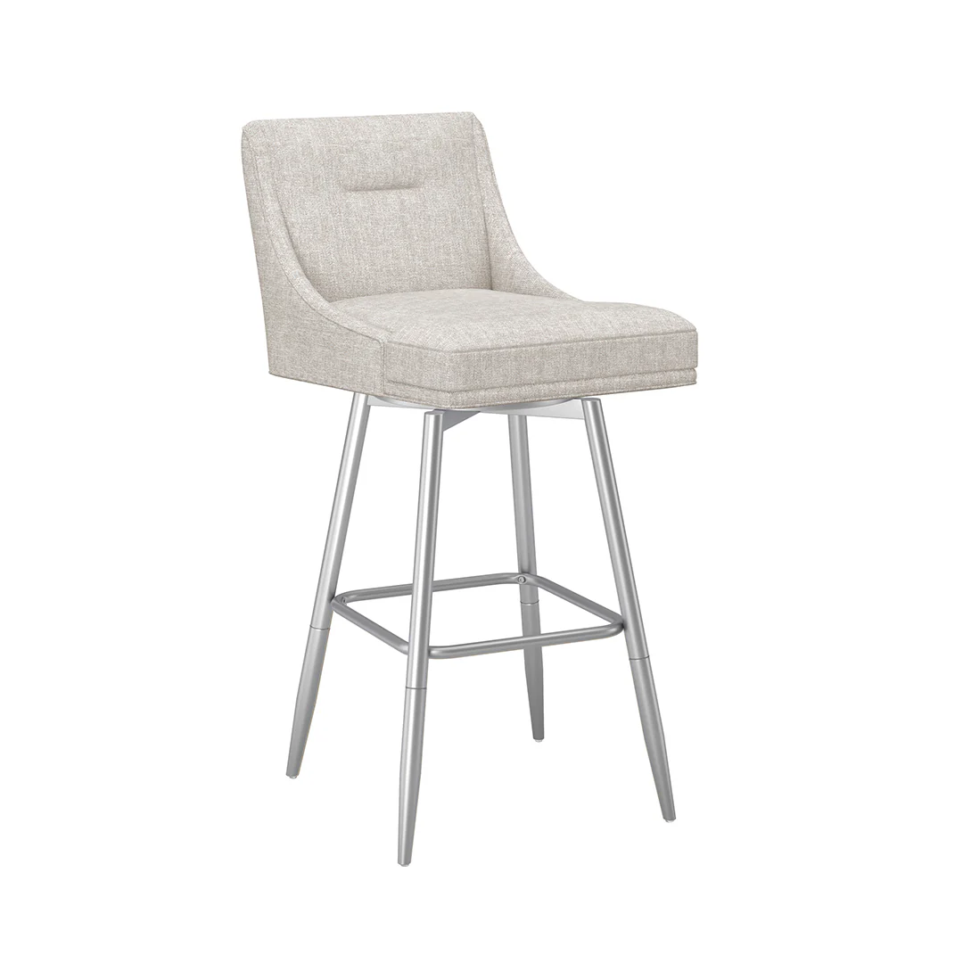 Tapered Bar Stool - Beige - Image 21