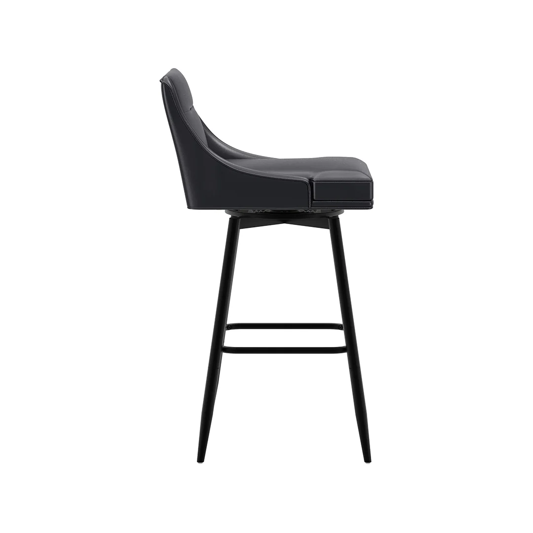 Tapered Bar Stool - Black - Image 12