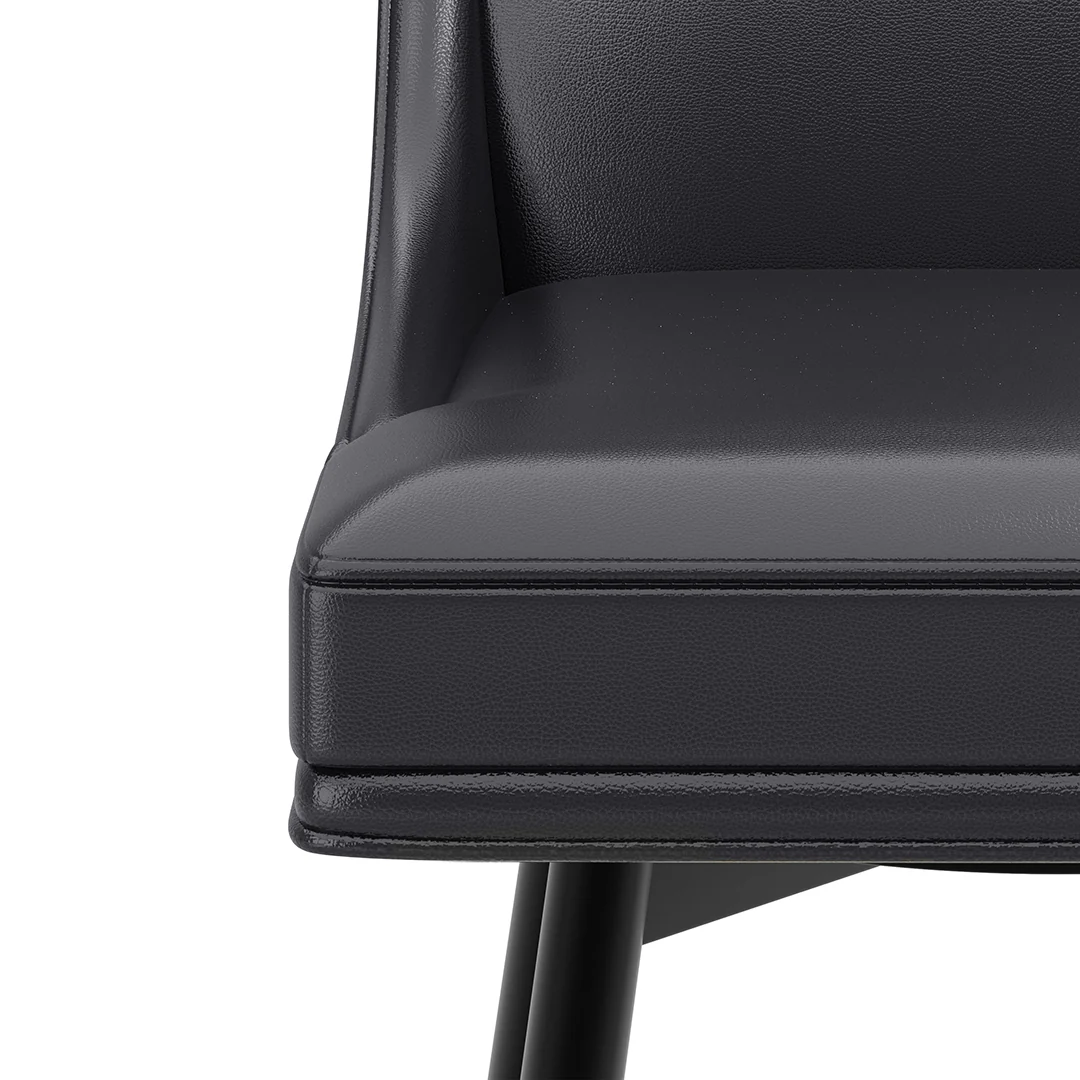 Tapered Bar Stool - Black - Image 15