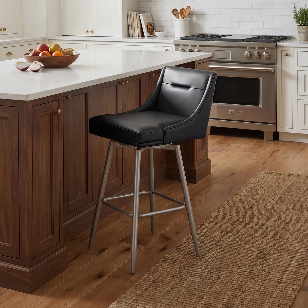 Tapered Bar Stool - Black - Image 21