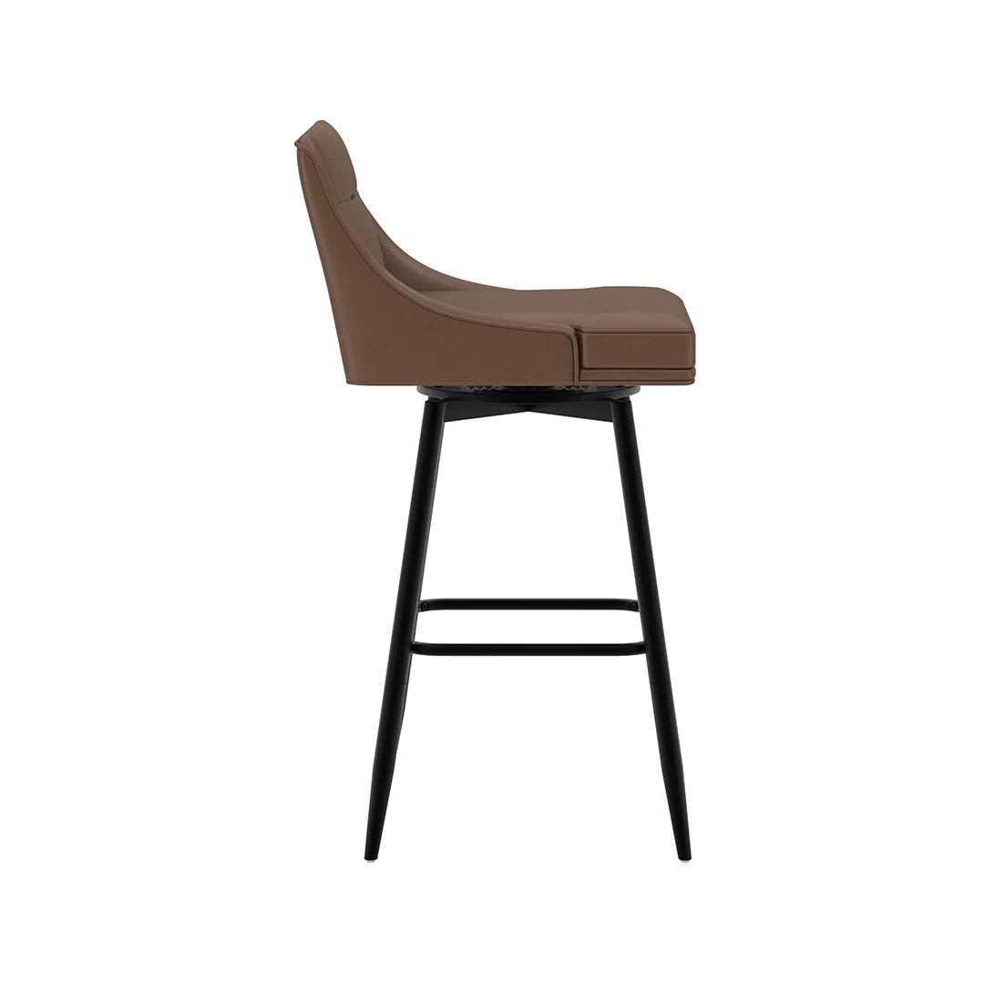 Tapered Bar Stool - Brown - Image 12