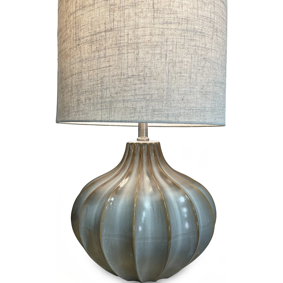 Textured Ceramic Table Lamp - Image 2