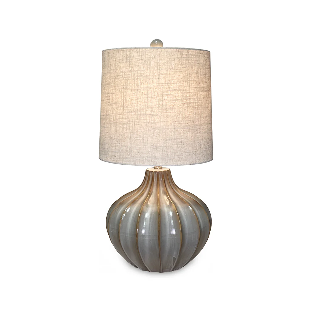 Textured Ceramic Table Lamp - Image 3
