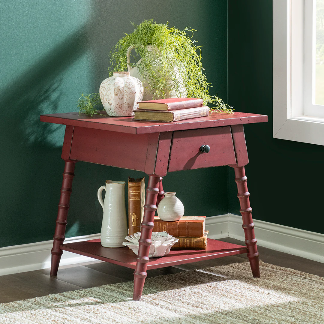 Vintage Market Bobbin End Table - Image 2