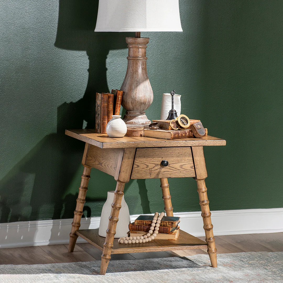 Vintage Market Bobbin End Table - Image 6
