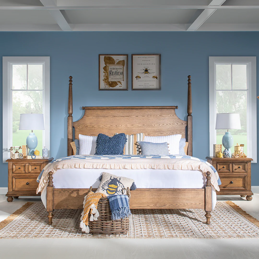 Vintage Market Poster Bed - Image 9