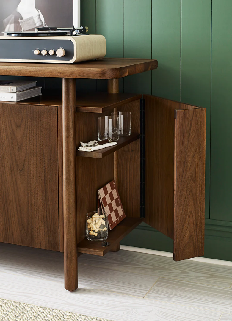 Walnut Grove Credenza - Stone Top - Image 5