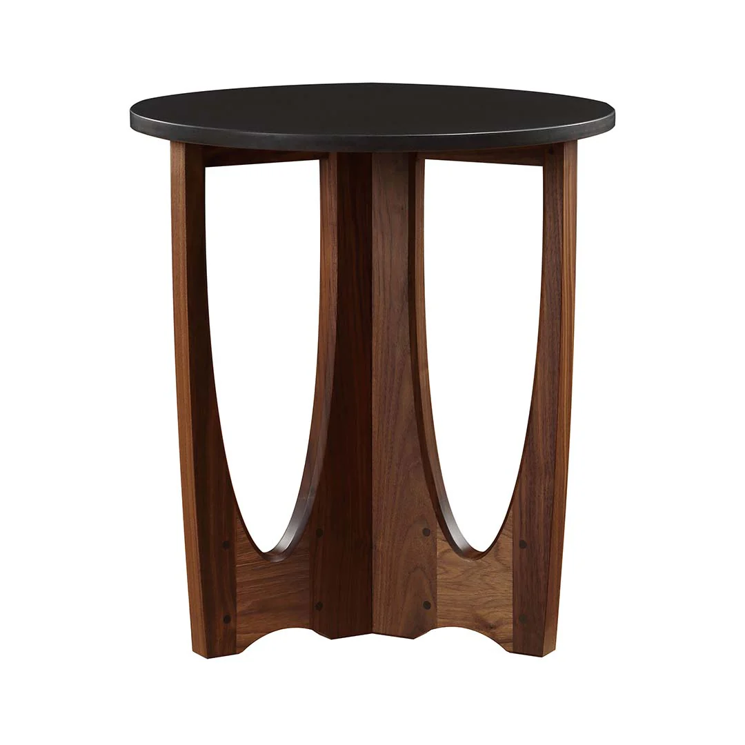 Walnut Grove Drink Table - Stone Top - Image 2