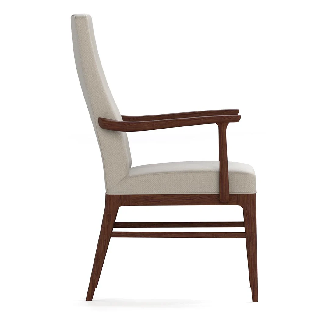 Walnut Grove Tall Leather Arm Chair - Image 2