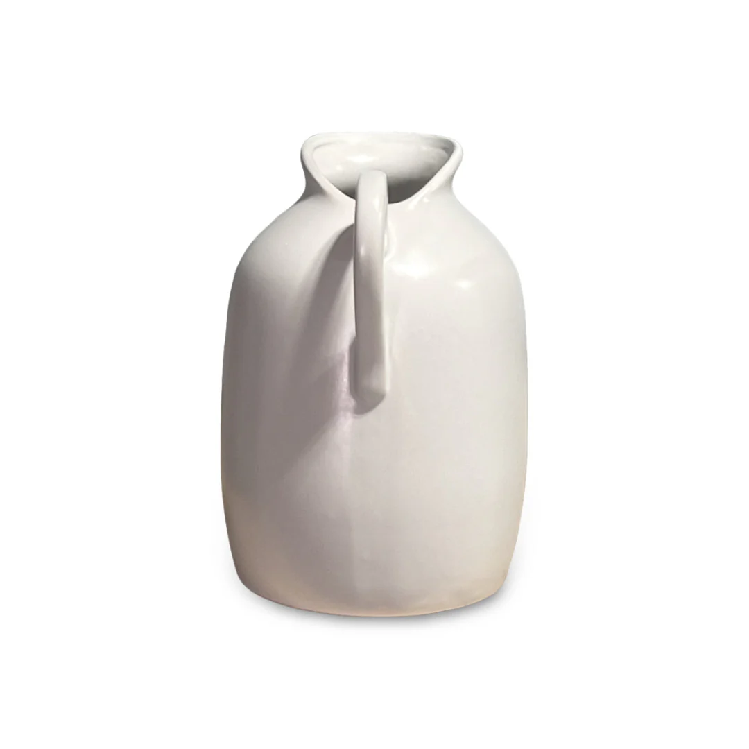 White Ceramic Pitcher - Image 5