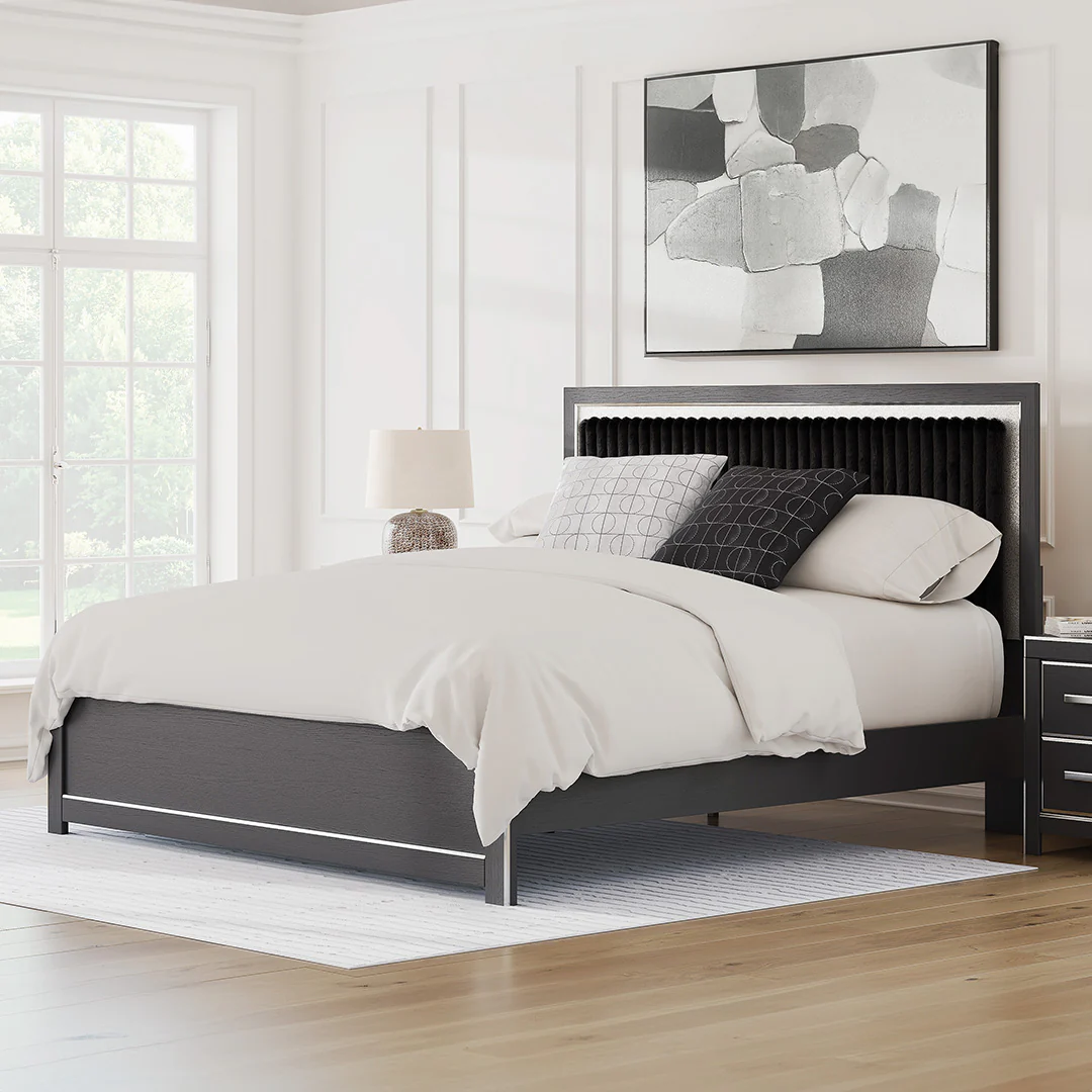 Zuraleus Upholstered Panel Bed - Image 10