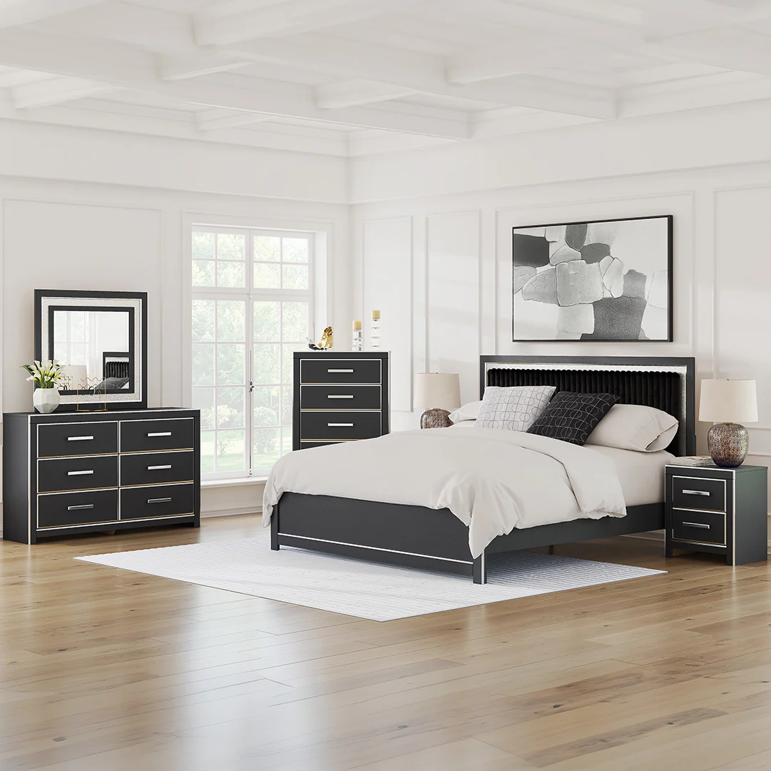 Zuraleus Upholstered Panel Bed - Image 15