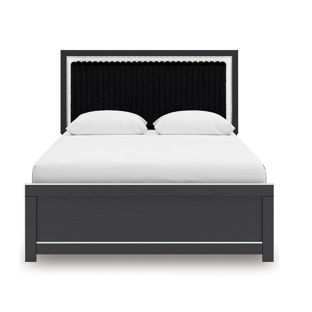 Zuraleus Upholstered Panel Bed - Image 4